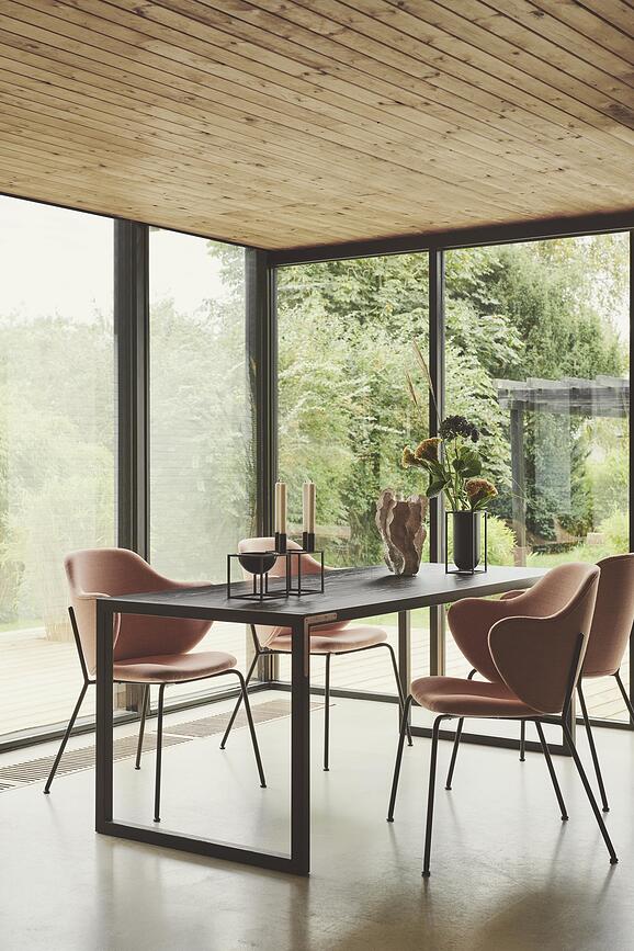 Jarrón Kubus Lily, 20 cm, blanco