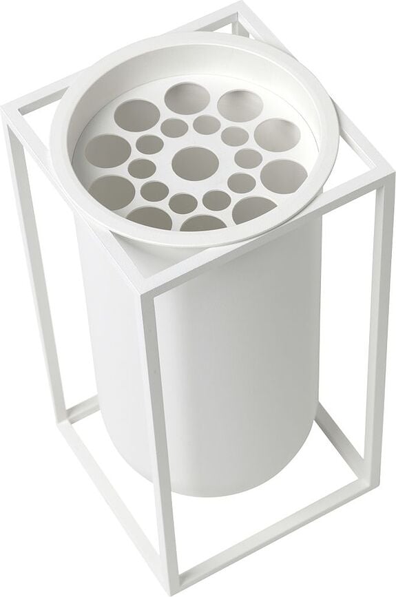 Jarrón Kubus Lolo, 24 cm, negro