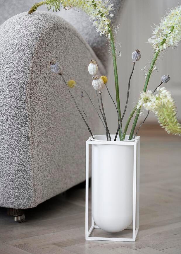 Jarrón Kubus Lolo, 24 cm, negro