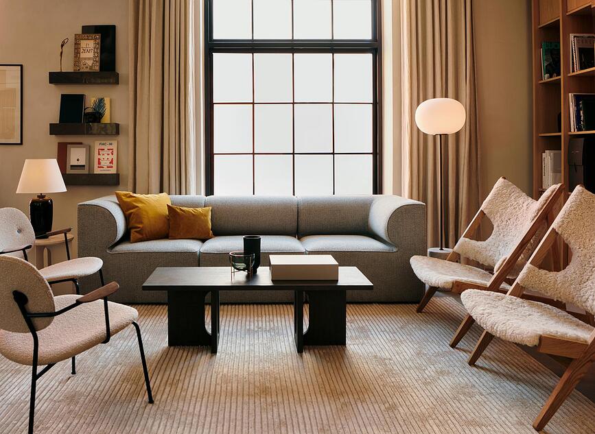 JWDA Φωτιστικό Δαπέδου, κόκκινο, τραβερτίνη