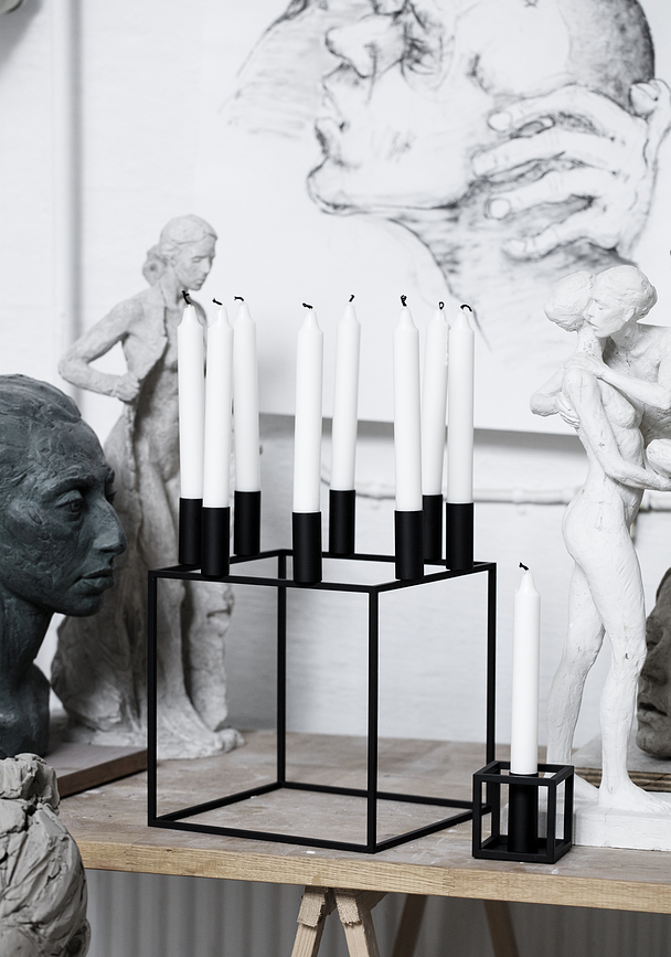 Kubus Bougeoir 1, noir