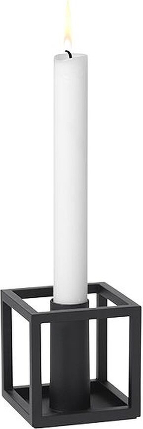 Kubus 1 Svečnik, črn