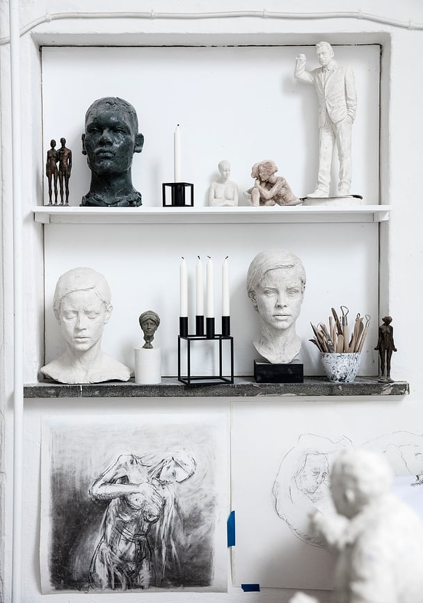 Kubus 1 Svijećnjak crni