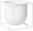 Kubus Cache-pot sur pied, 23 cm, blanc