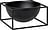 Kubus centerpiece Bowl 12 cm low black