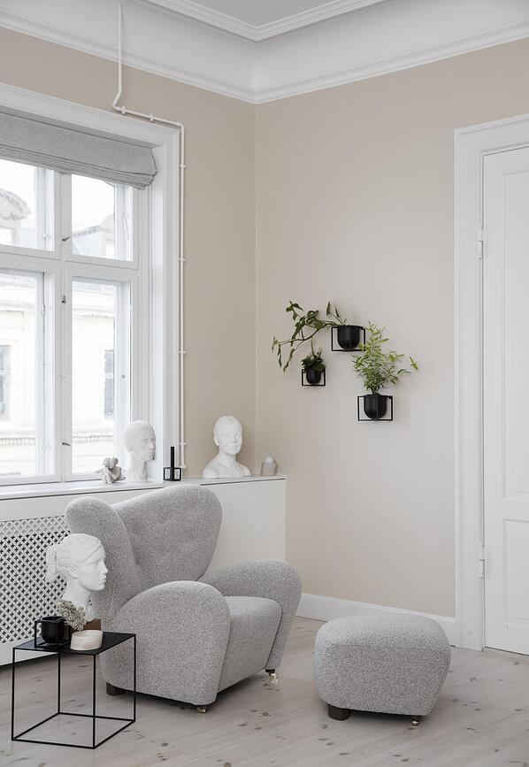 Kubus Κασπώ σε βάση, 14 εκ., μαύρο