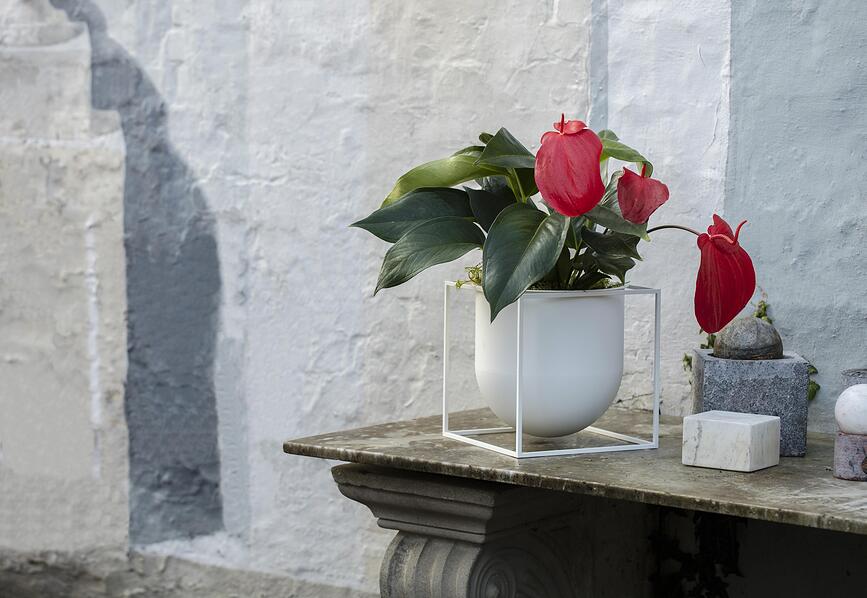 Kubus Κασπώ με βάση, 23 cm, μαύρο