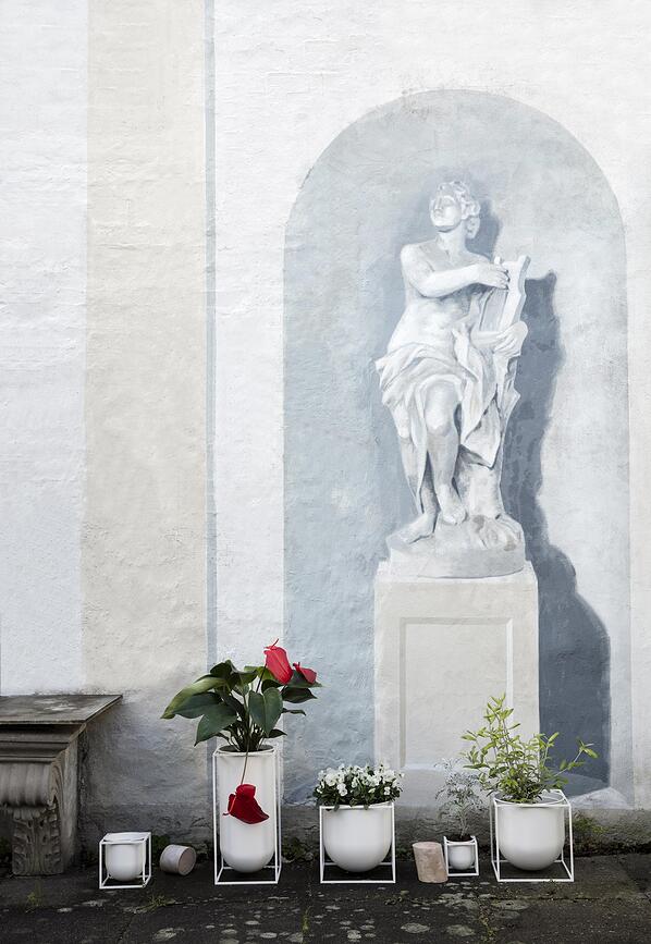 Kubus Κασπώ με βάση, 23 cm, μαύρο