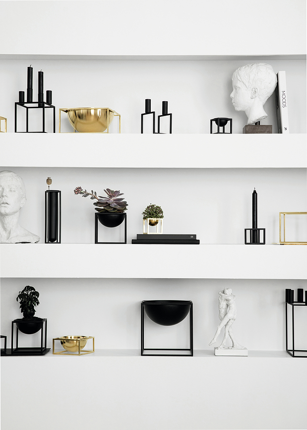 Kubus 4 Κηροπήγιο, λευκό