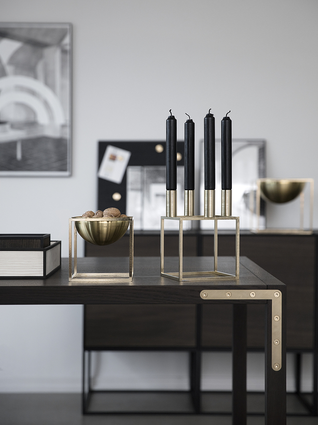 Kubus 4 Κηροπήγιο, λευκό