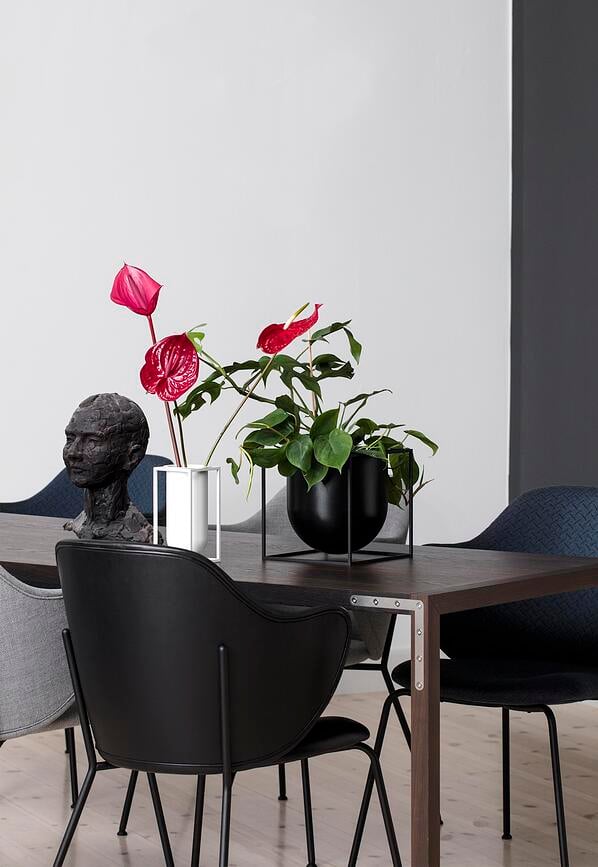 Kubus Lily Βάζο, 20 εκ., λευκό