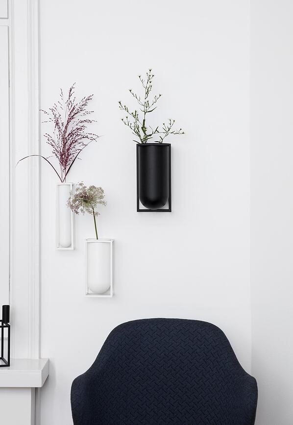 Kubus Lily Βάζο, 20 εκ., λευκό