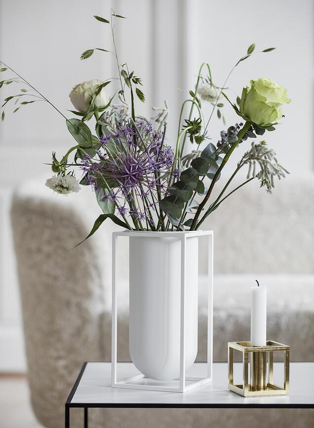 Kubus Lolo Βάζο, 24 cm, μαύρο