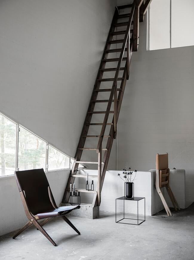 Kubus Lolo Βάζο, 24 cm, μαύρο