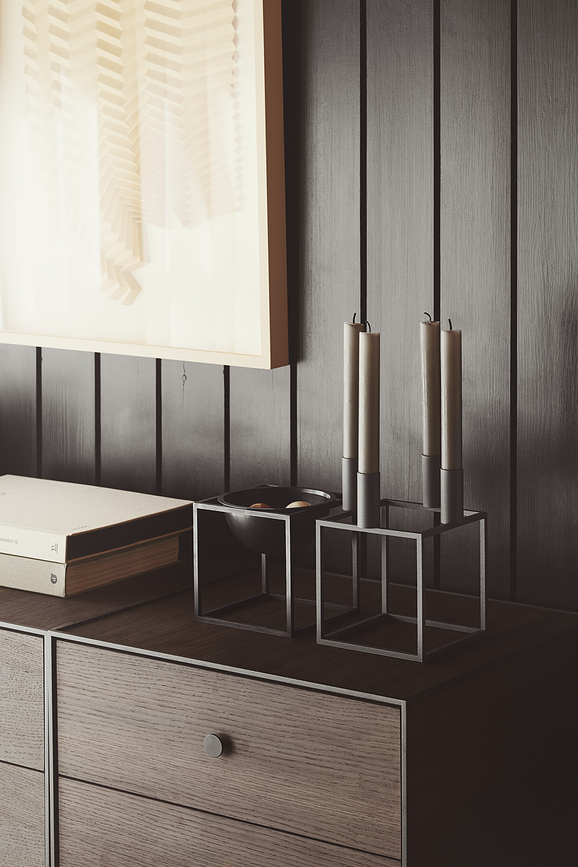 Kubus Svijećnjak 4 bijeli