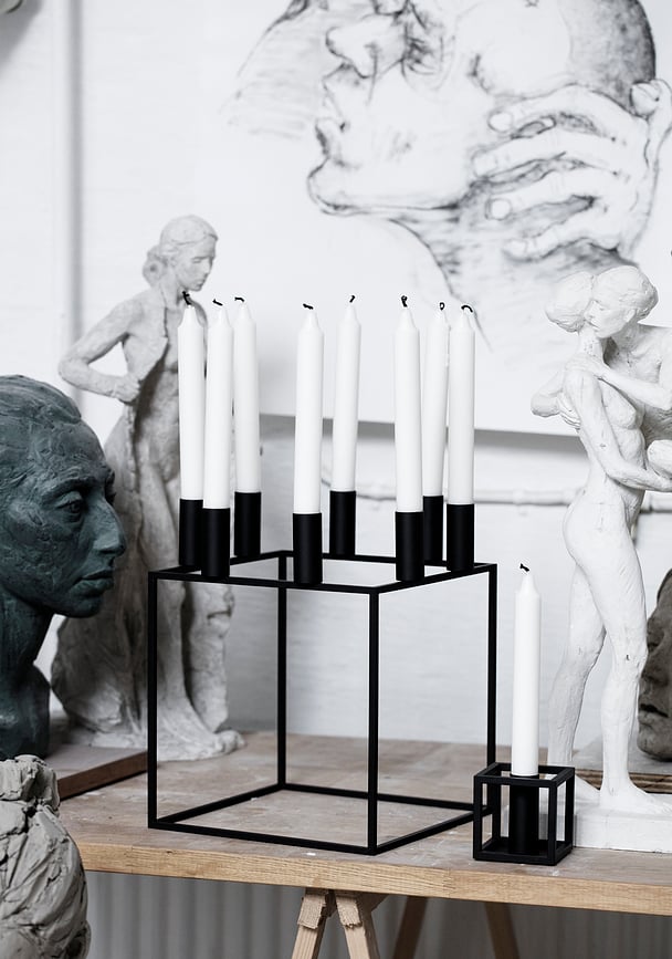 Kubus 8 Svijećnjak bijeli