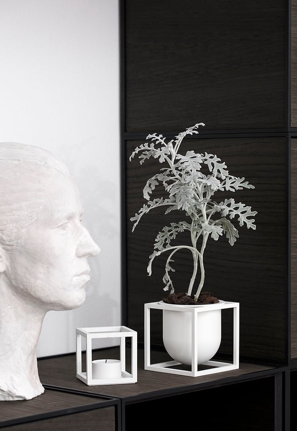 Kubus T Svijećnjak za lučice bijeli