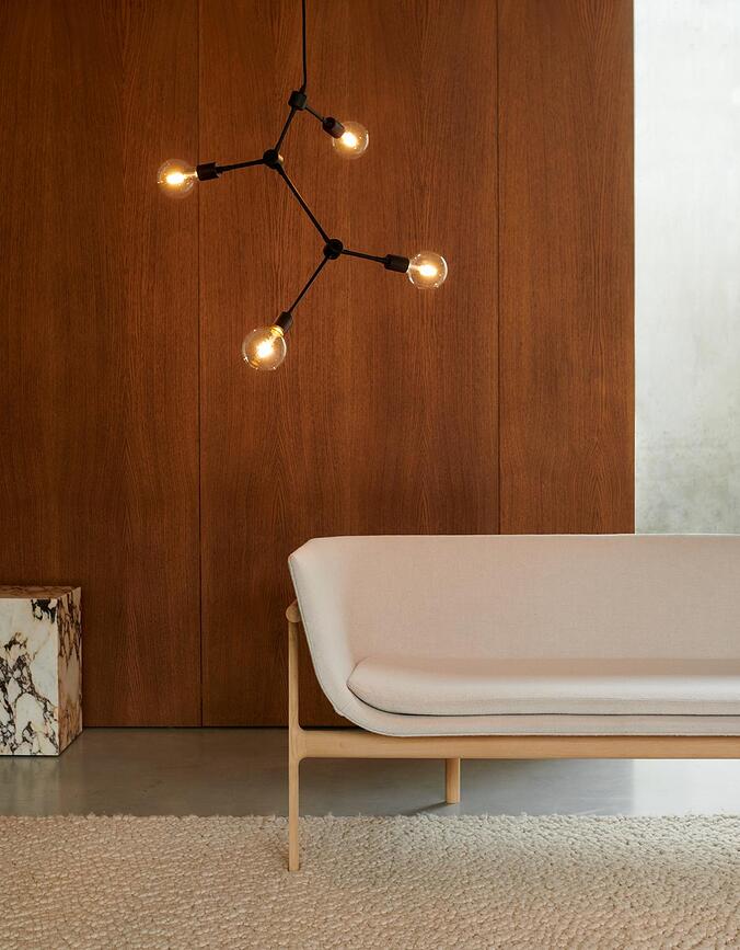 Λάμπα LED Globe, 6W, διάφανη