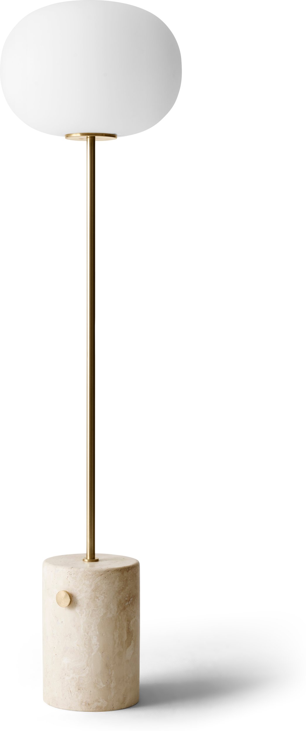 Lampa stojąca JWDA szczotkowany mosiądz