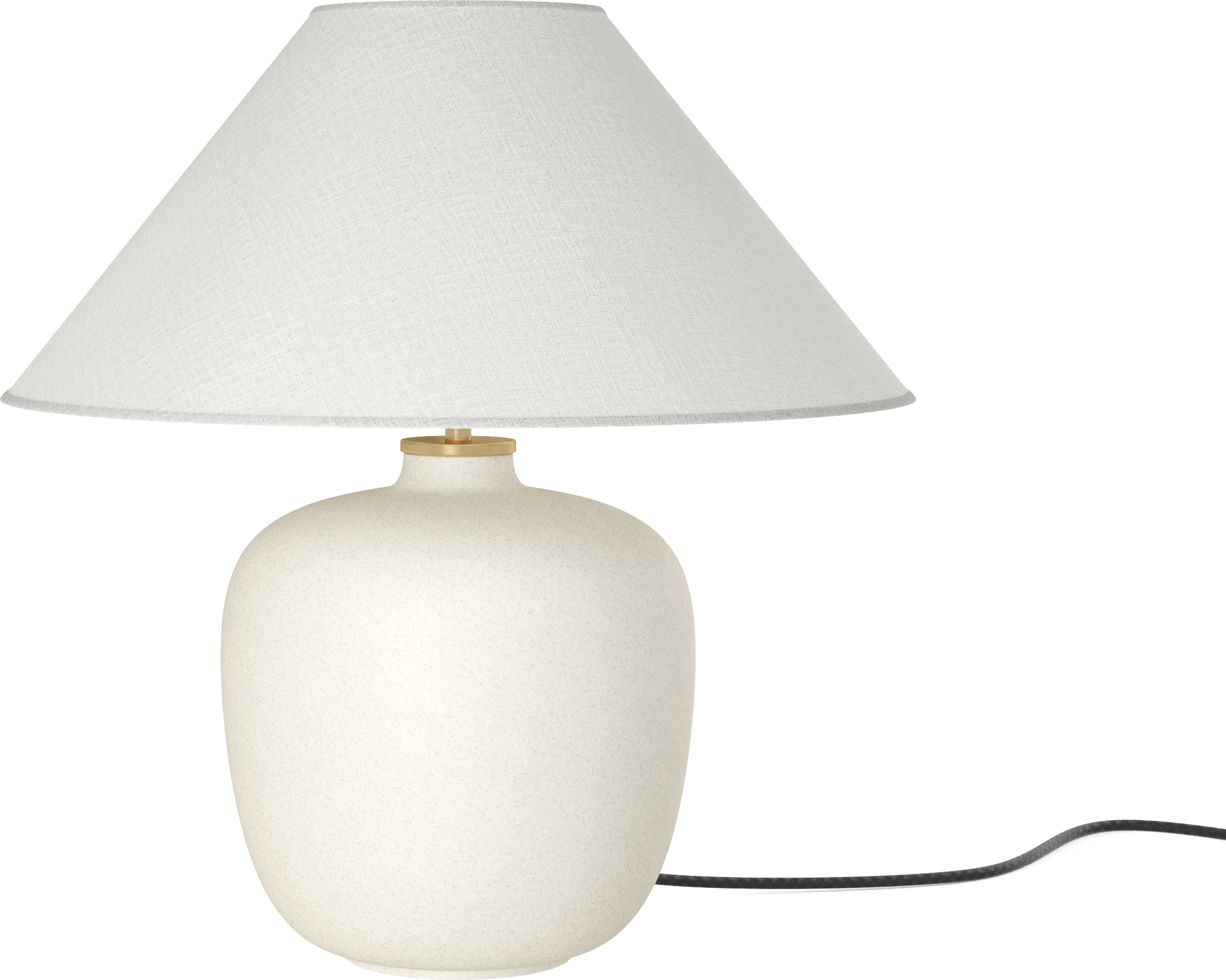 Lampa stołowa Torso 36,5 cm biała