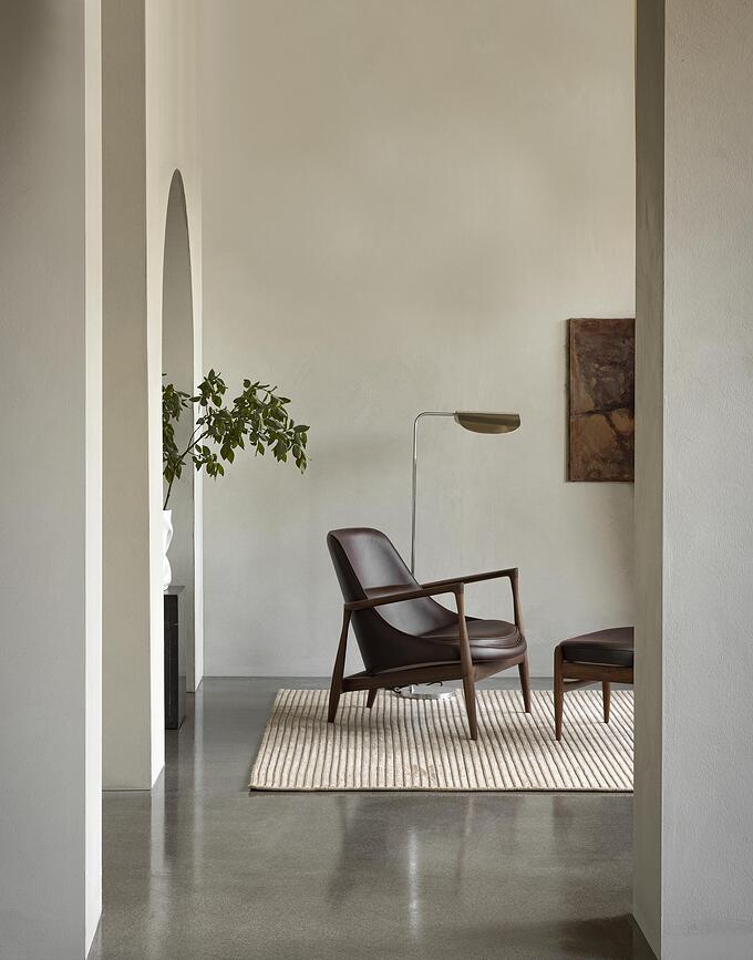 Lampada da terra Wing 115 cm, marrone