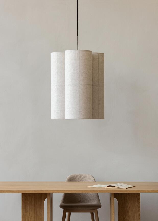 Lámpara Colgante triple Hashira, 60 cm, beige