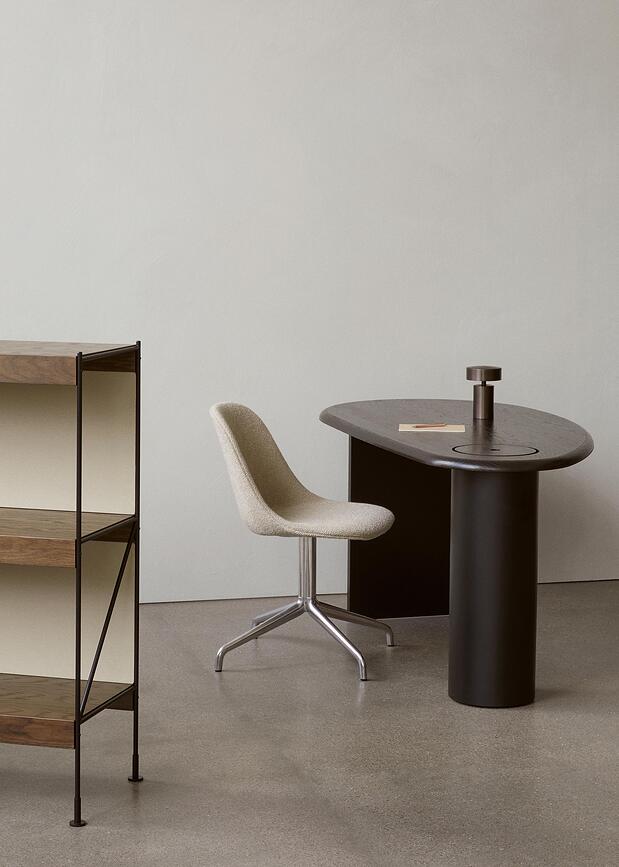 Lámpara de mesa inalámbrica Column, de aluminio