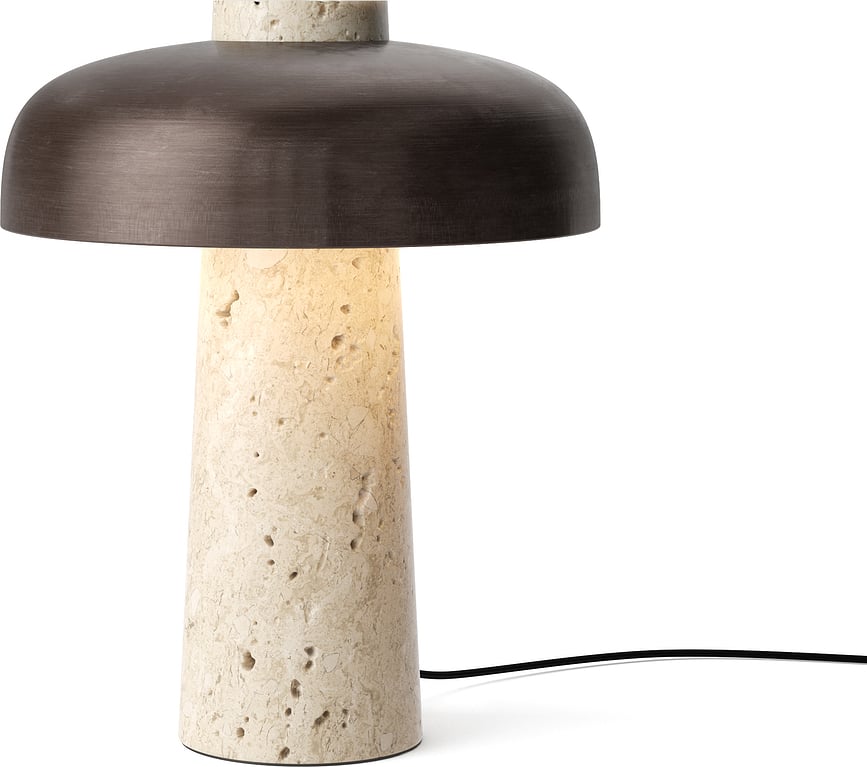 Lámpara de Mesa Reverse, marrón y beige