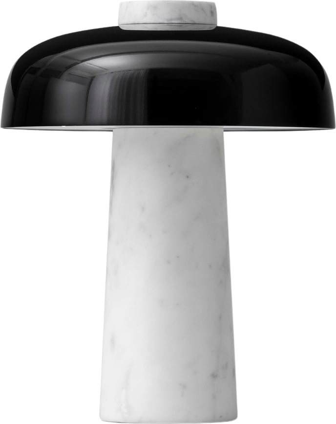 Lámpara de Mesa Reverse, negro y blanco