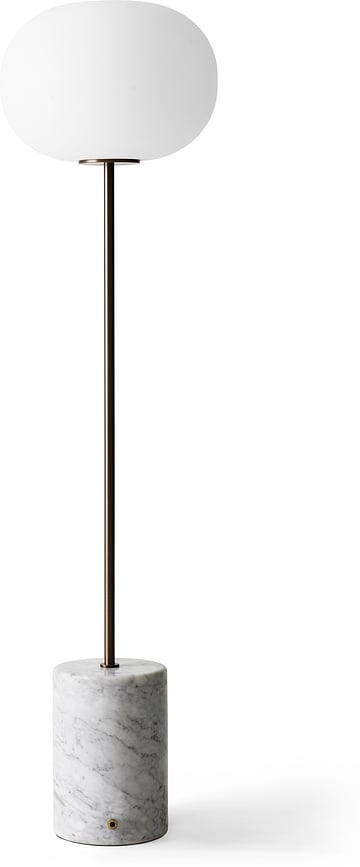 Lámpara de Pie de travertino JWDA, roja