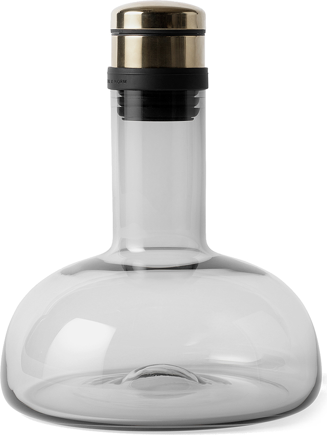 Menu Carafe à vin avec aérateur, bouchon doré