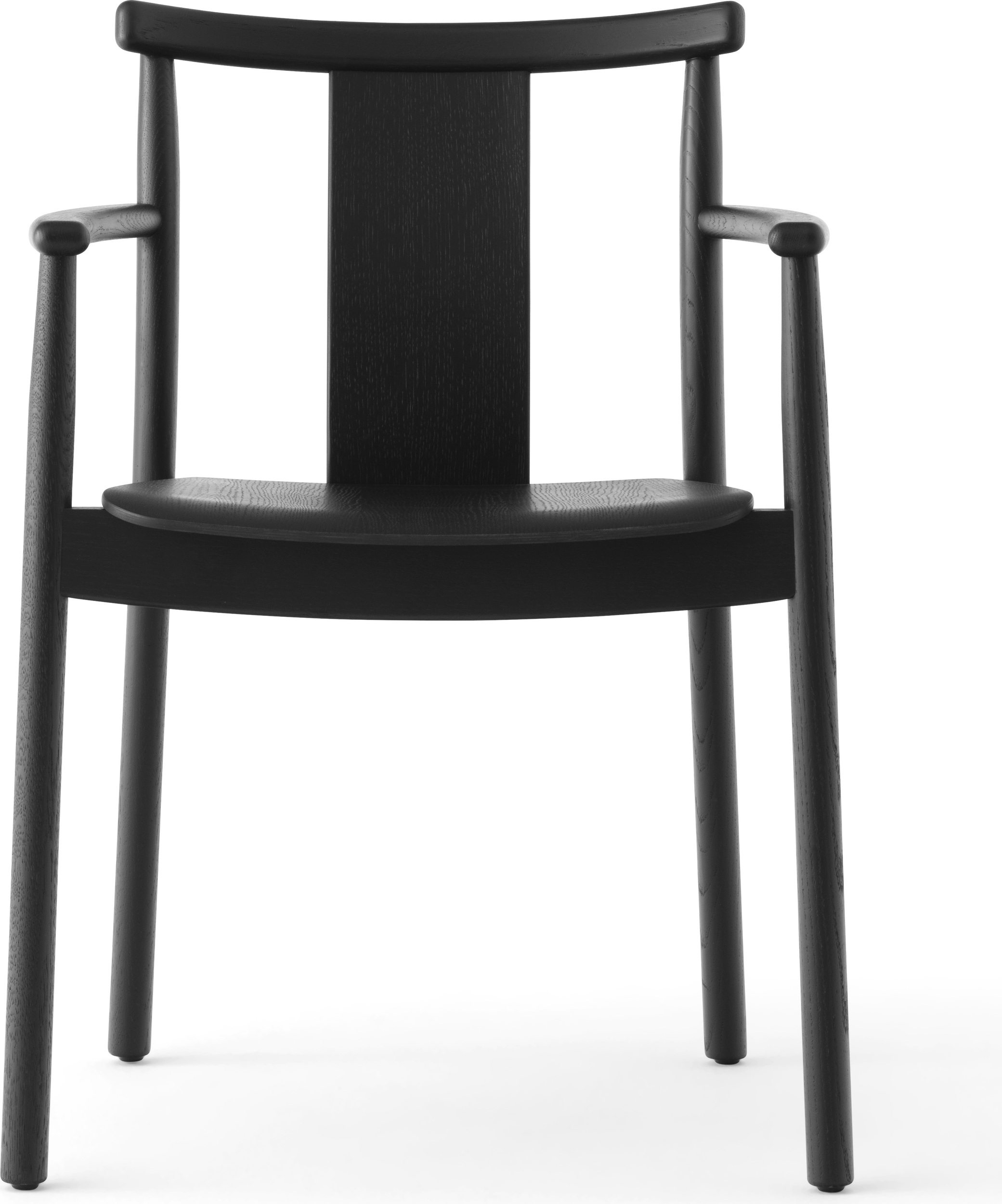 Merkur Stuhl schwarze Eiche mit Armlehnen