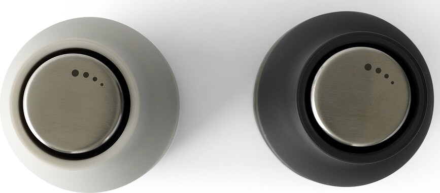 Molinillos Bottle Grinder de acero, para sal y especias, negro y blanco, Set de 2 piezas