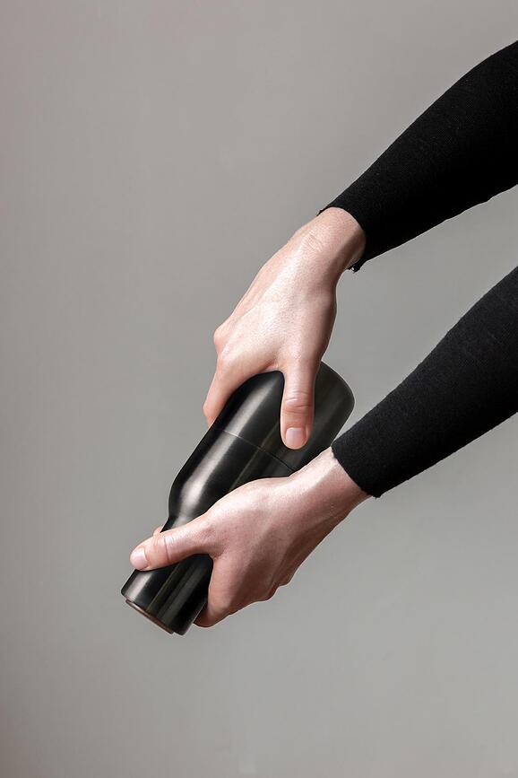 Molinillos para Pimienta, Sal o Especias Bottle Grinder, de latón cepillado, Pack de 2 unidades