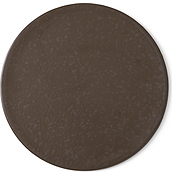 New Norm Flat plate 21,5 cm dark brown lid