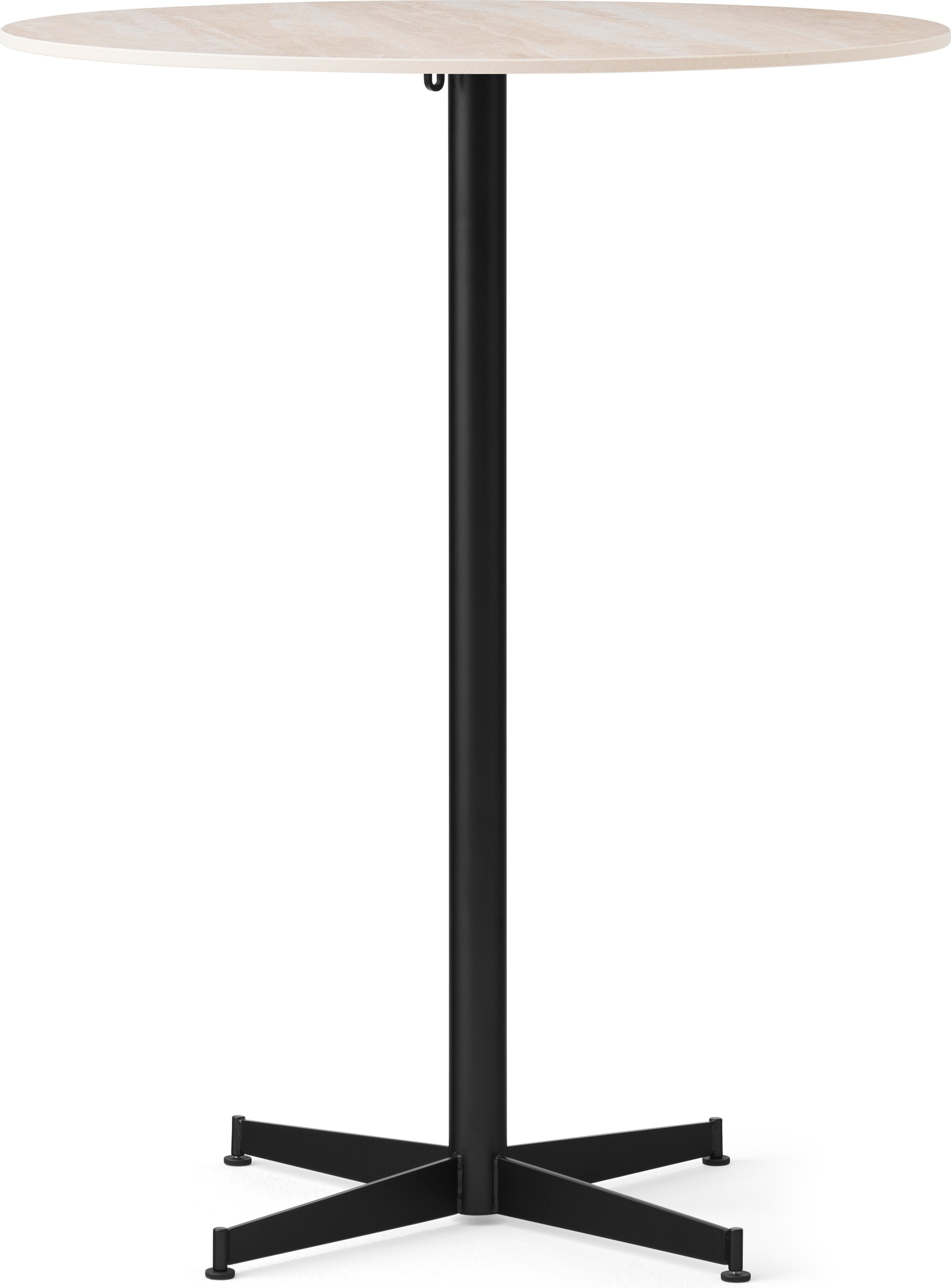 Nook Star Base Ceramic Bartisch, 80 cm, schwarzes Gestell