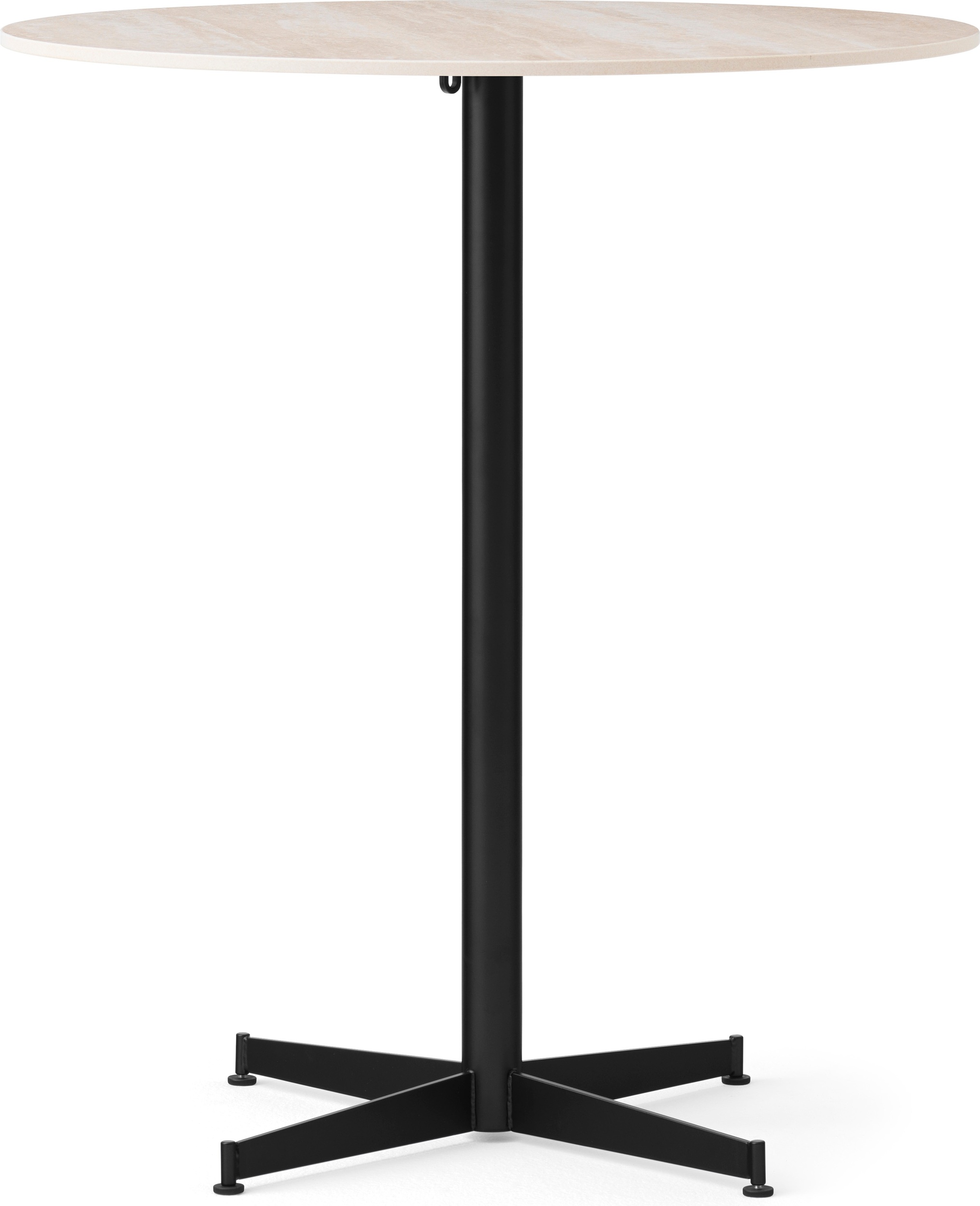 Nook Star Base Ceramic Bartisch, niedrig 80 cm, mit schwarzem Fuß