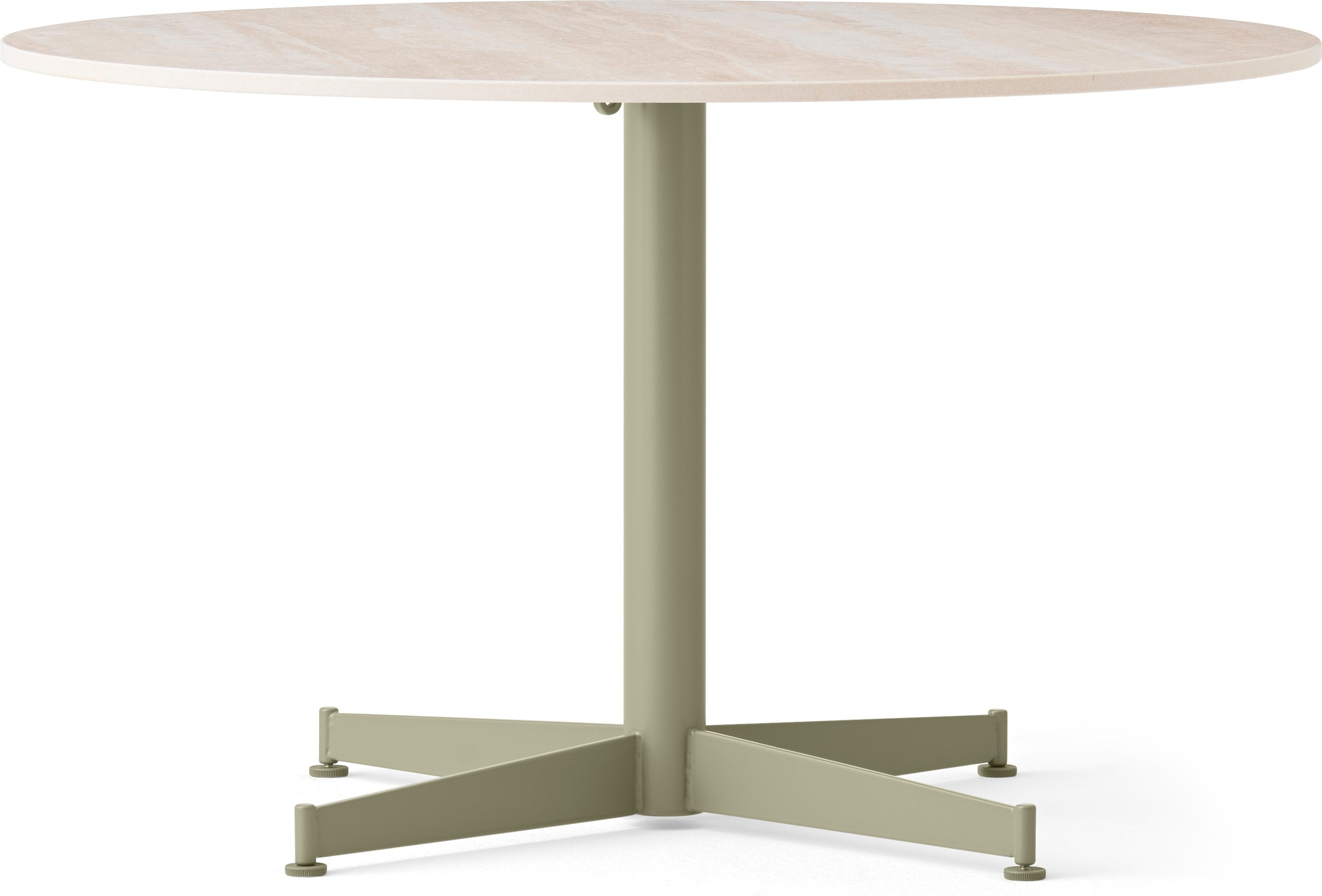 Nook Star Base Ceramic Couchtisch 80 cm, Keramik, olivgrünes Gestell