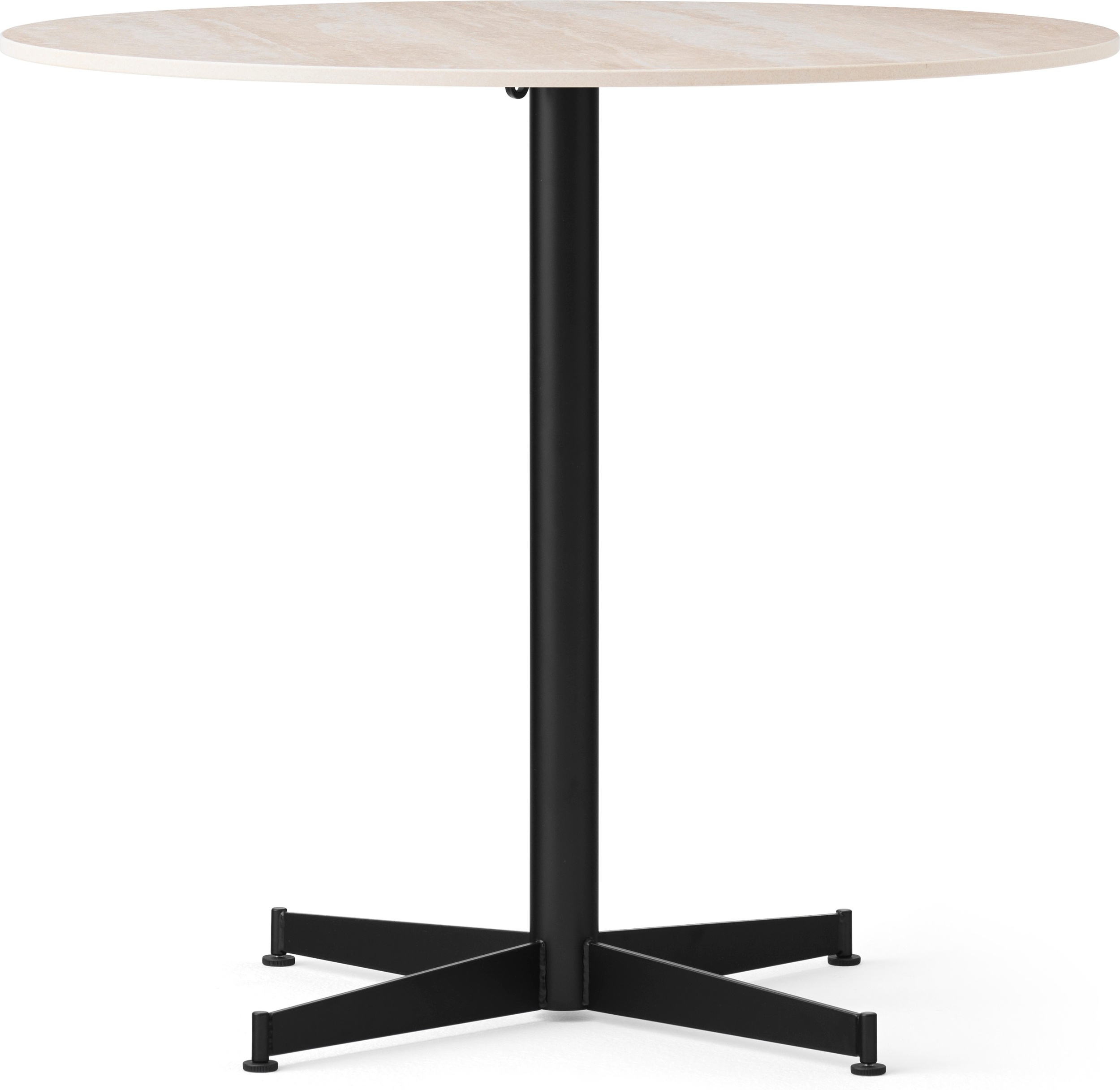 Nook Star Base Ceramic Tisch, 80 cm, schwarzes Gestell