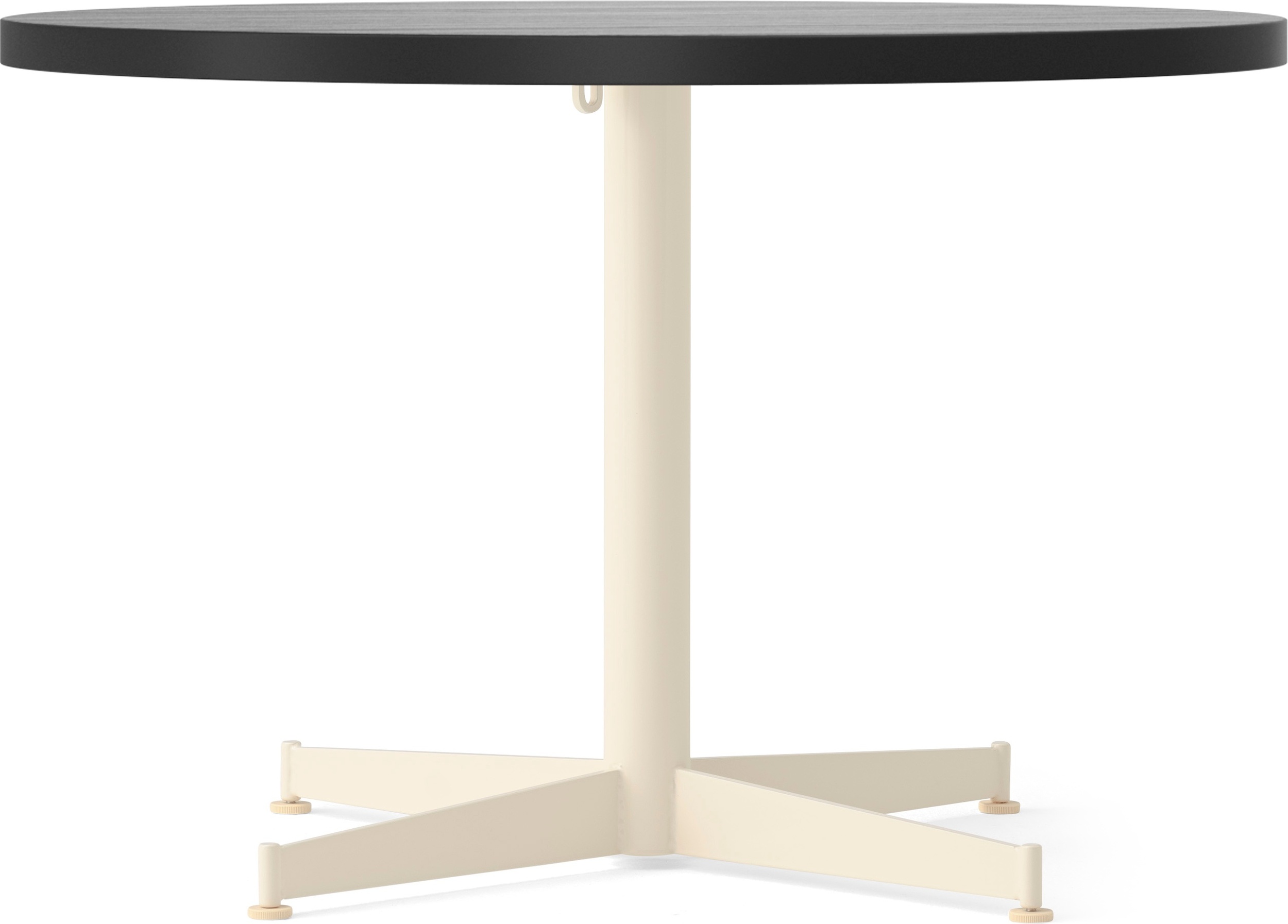 Nook Star Base Couchtisch 80 cm, schwarz, cremefarbenes Gestell