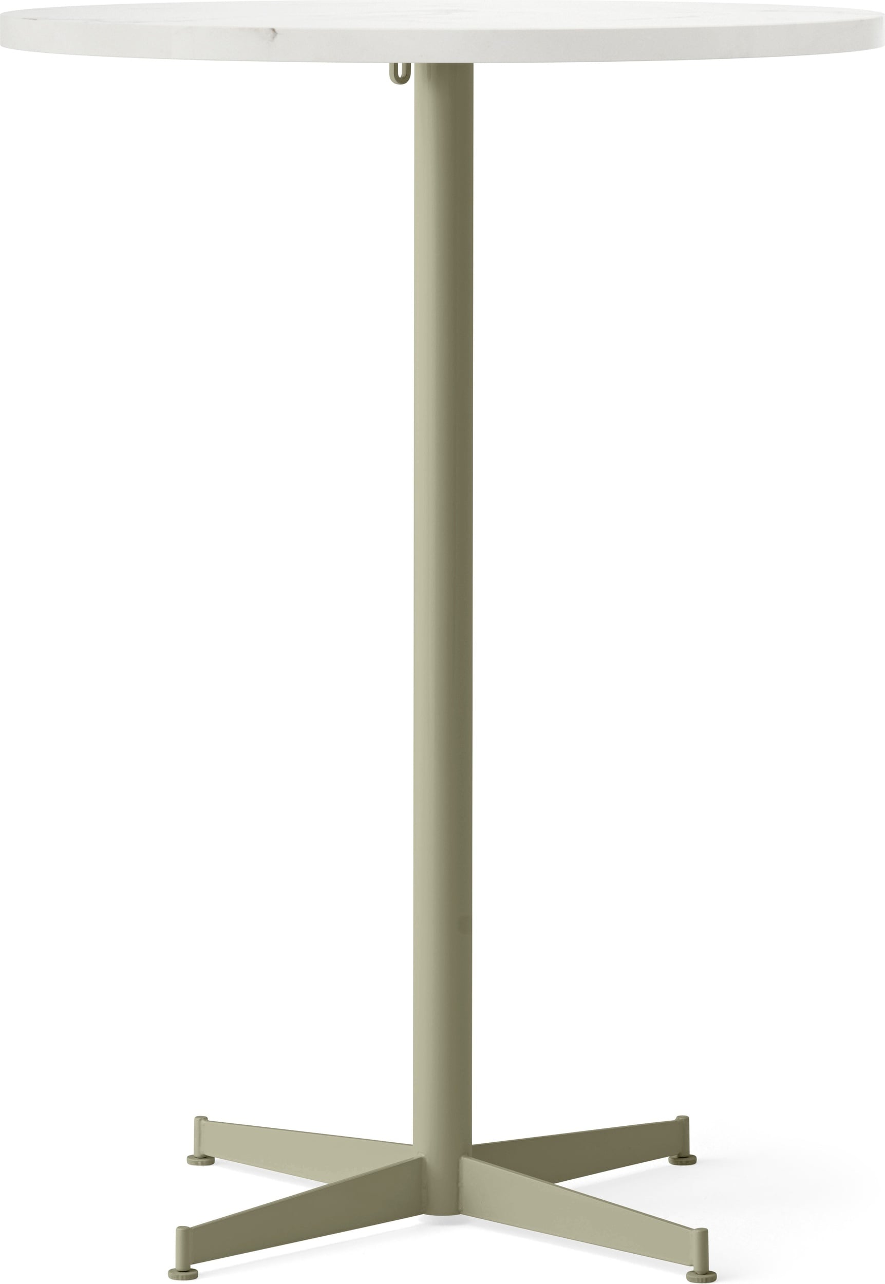 Nook Star Base Estremoz Bartisch hoch, 80 cm, olivfarbenes Gestell