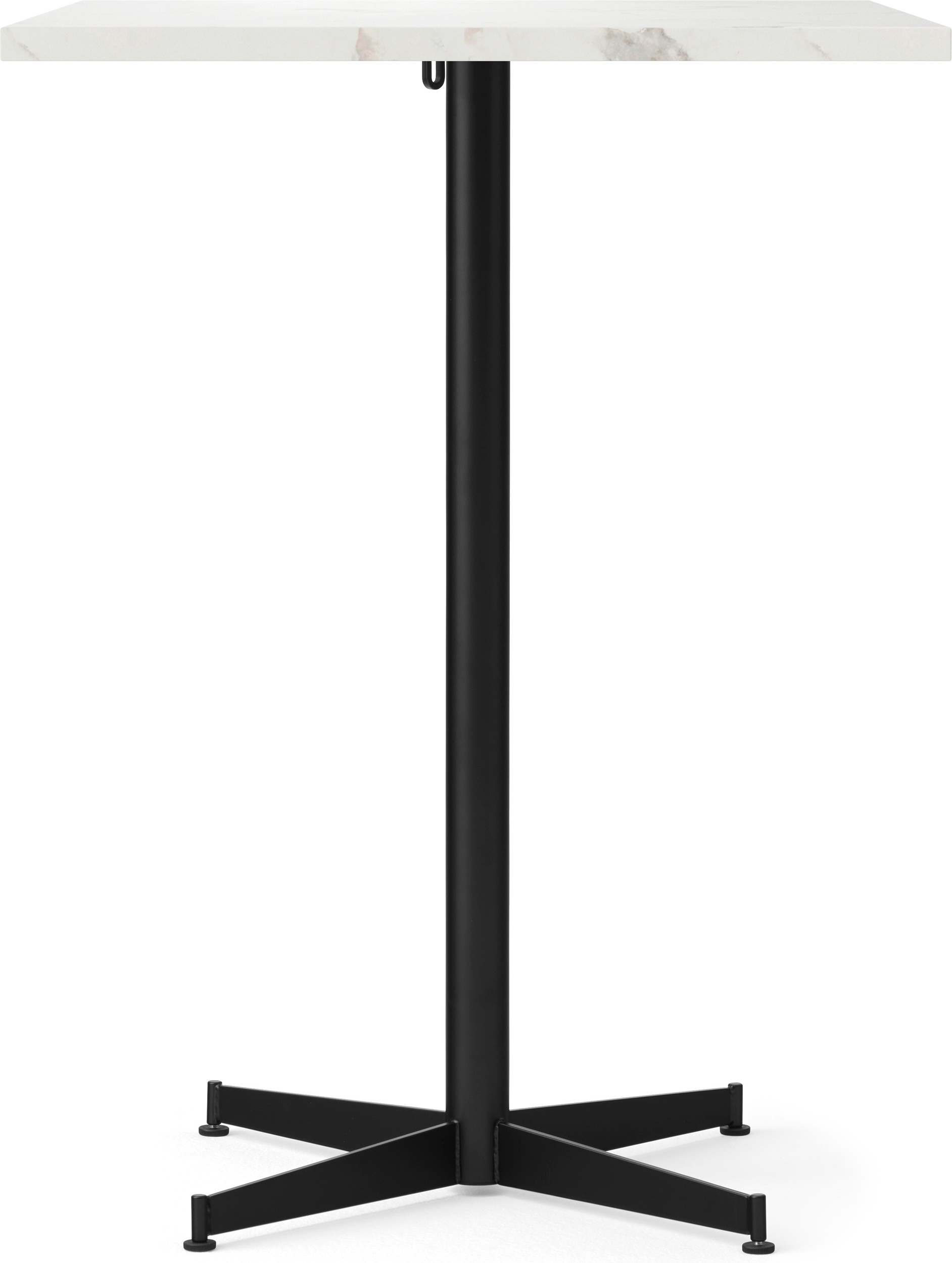 Nook Star Base Estremoz Bartisch, quadratisch 93 cm, mit schwarzem Gestell