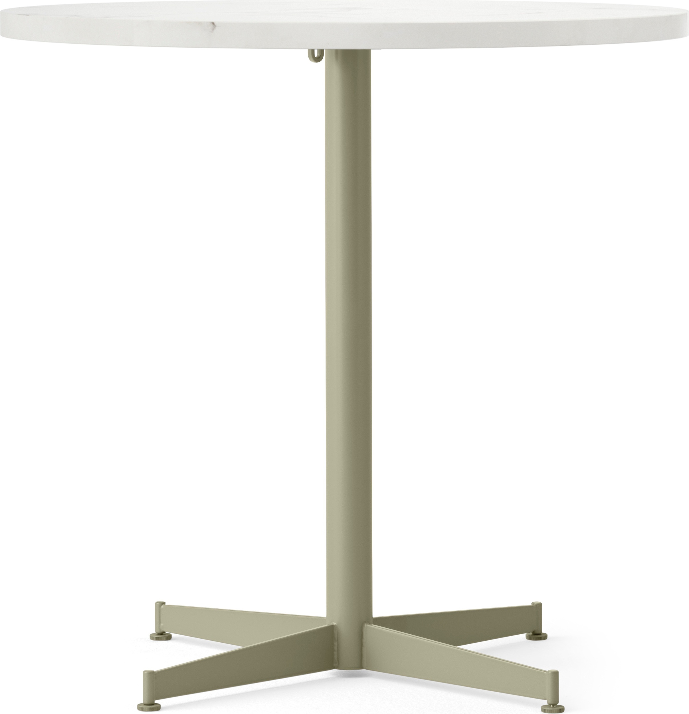 Nook Star Base Estremoz Tisch, 80 cm, mit olivfarbenem Untergestell