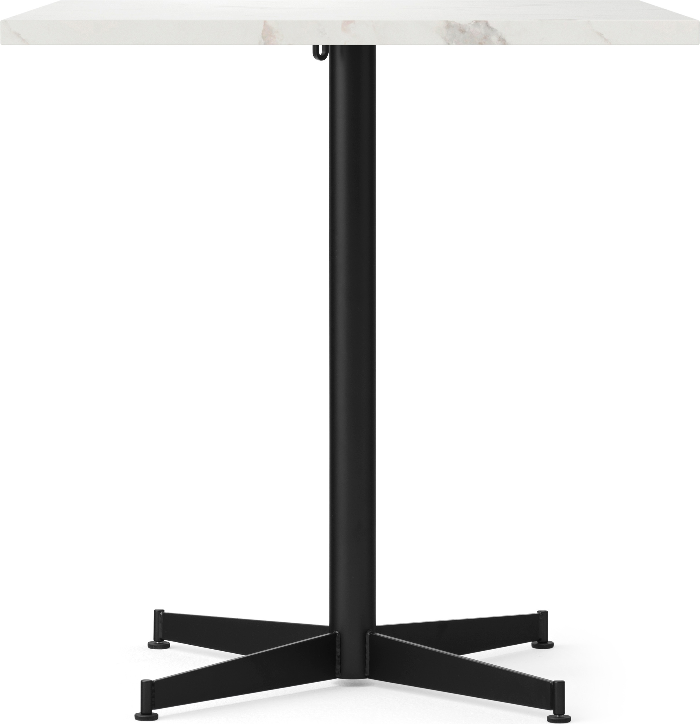 Nook Star Base Estremoz Tisch mit schwarzem Gestell quadratisch 73 cm