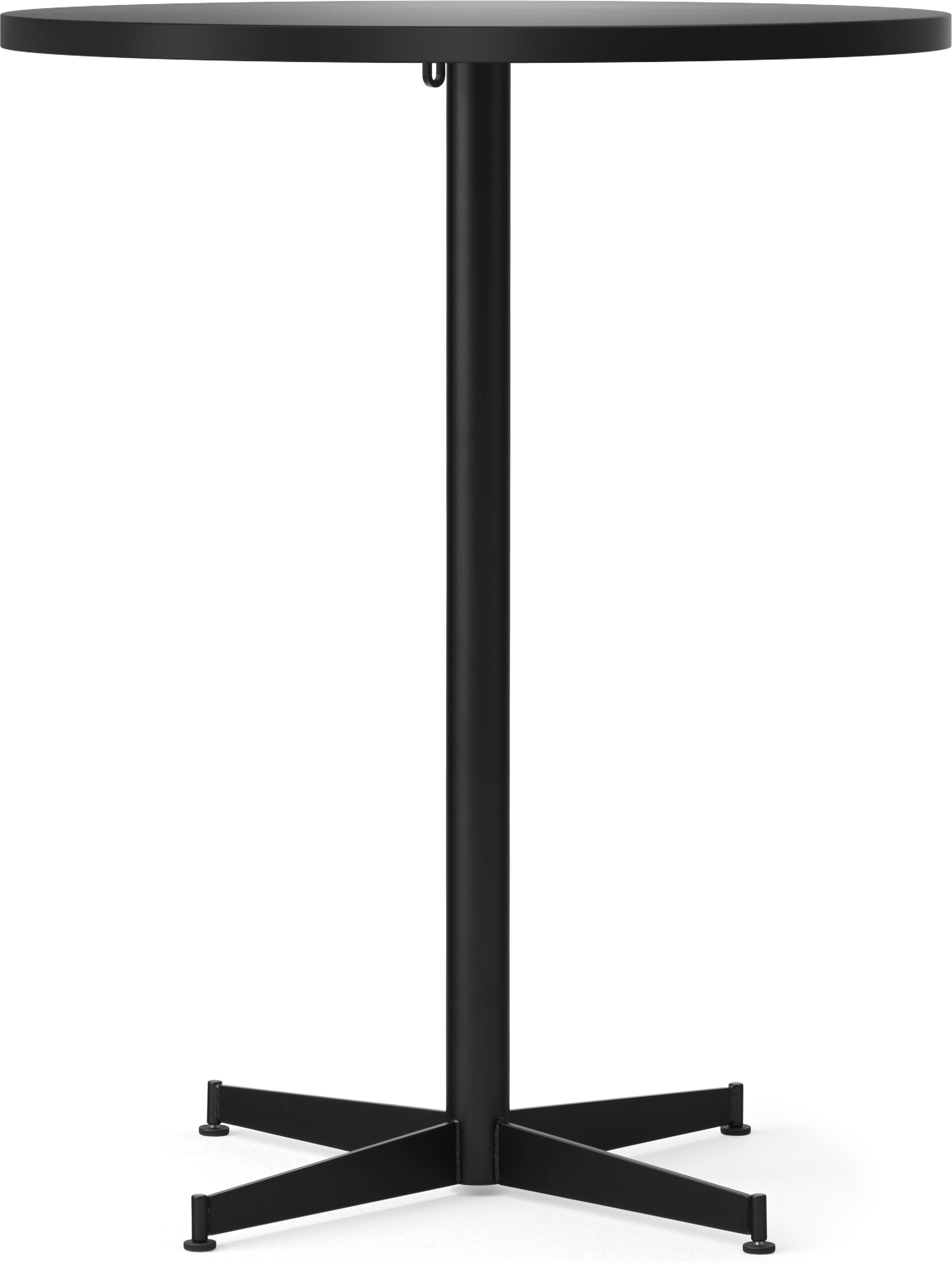 Nook Star Base Linoleum Bartisch, niedrig, 80 cm, schwarz