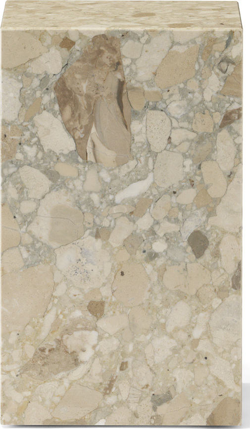 Odkládací stolek Plinth Kunis Breccia 51 cm