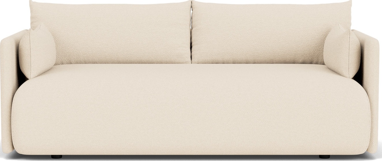Offset 2-Sitzer-Sofa cremefarbig