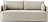 Offset Cotlin 2-Sitzer-Sofa sandfarbig mit Schutzhülle