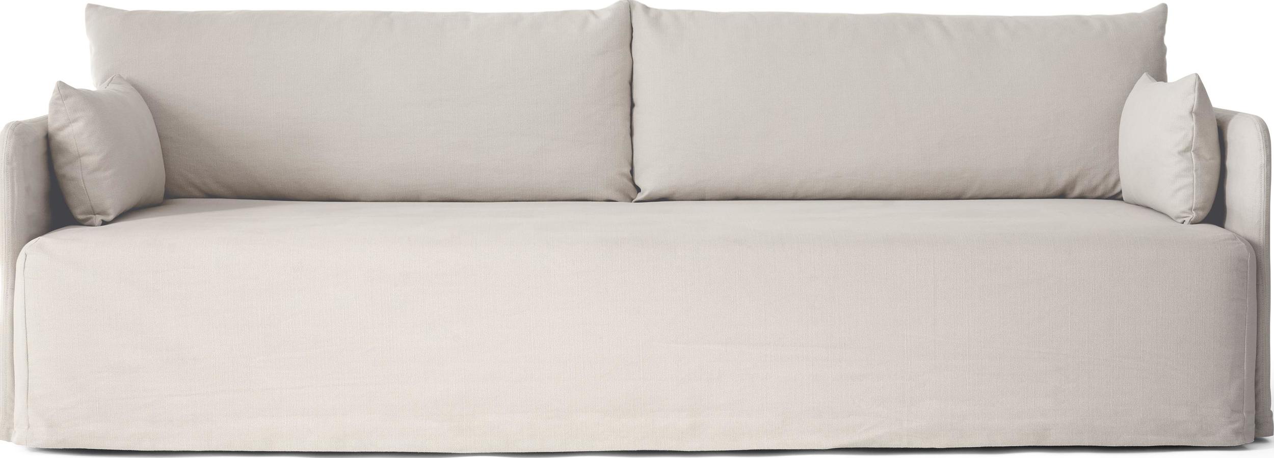 Offset Cotlin Bezug für 3-Sitzer-Sofa beige