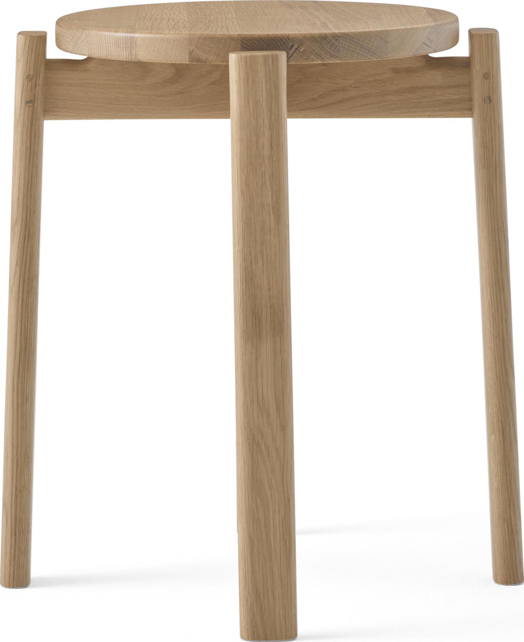 Passage Hocker 46,5 cm natürliche Eiche